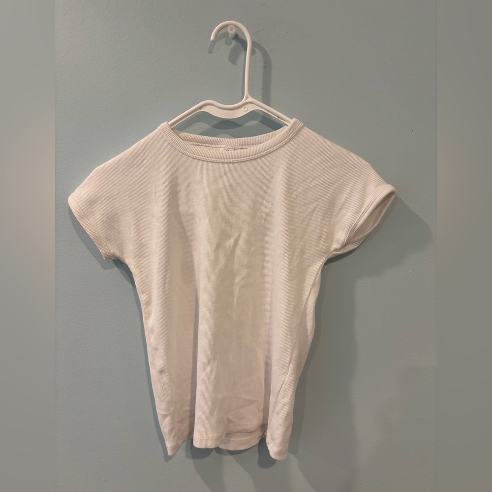 Zara White Short Sleeve Tee